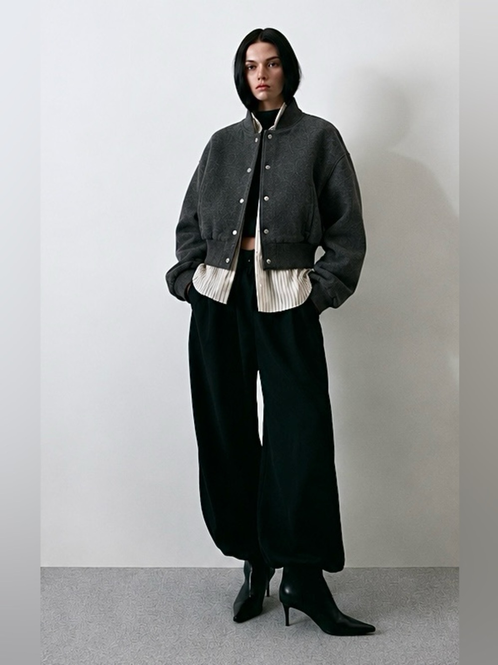 H$M Wool Cropped Jacket